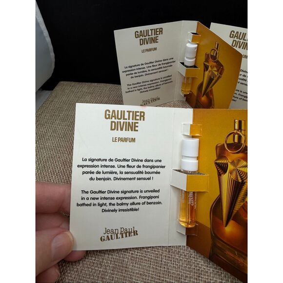 JEAN PAUL GAULTIER “GAULTIER DIVINE INTENSE” WOMENS LE PARFUM 3 SAMPLES NEW - Picture 4 of 4